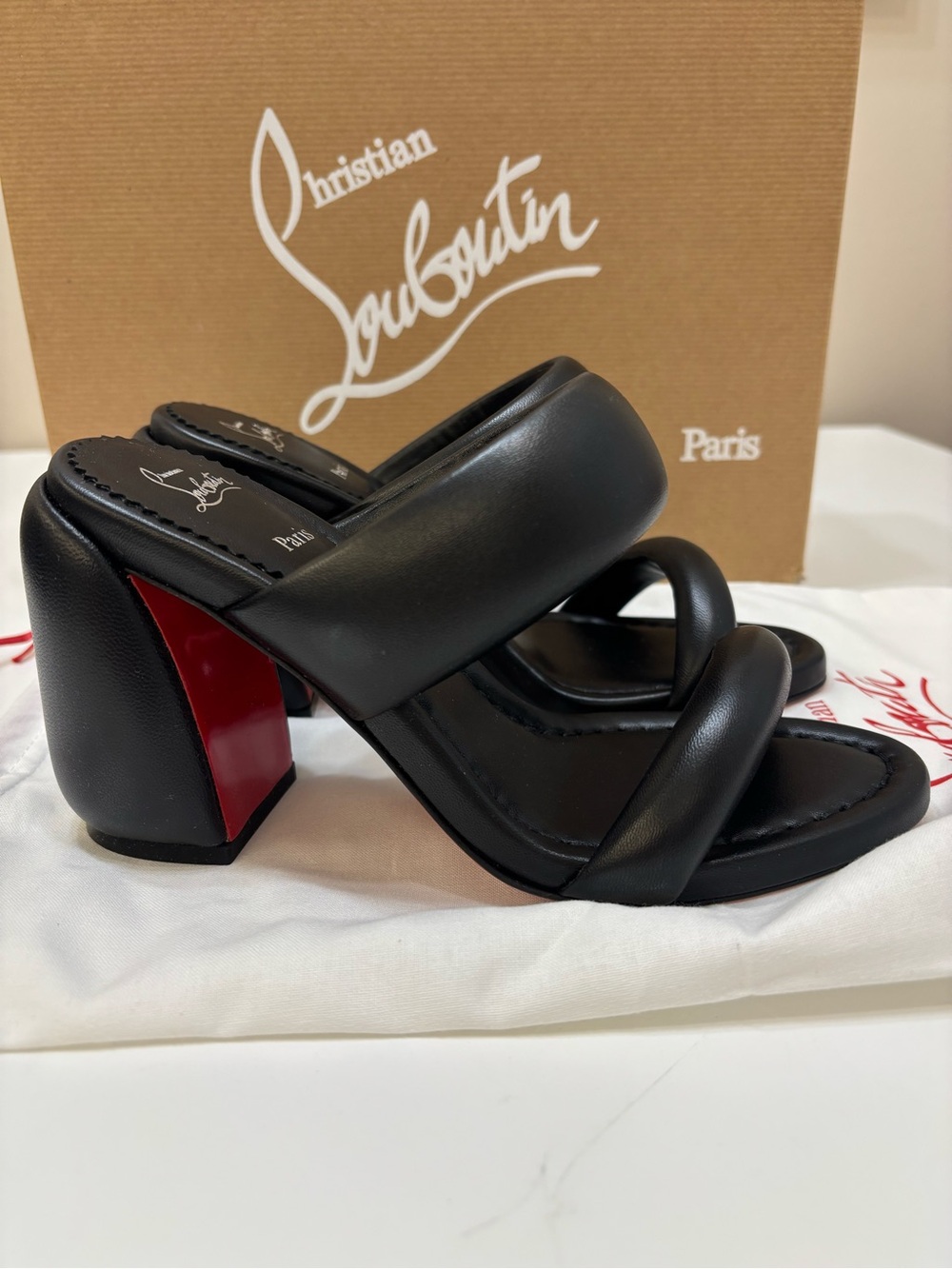 🖤 Christian Louboutin Inflama Sab 85 Sandals — NWT — Sz 36 - Picture 5 of 13